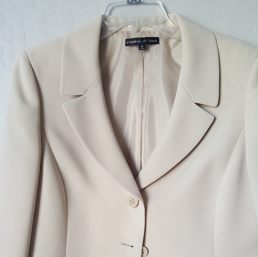 Cream colored blazer